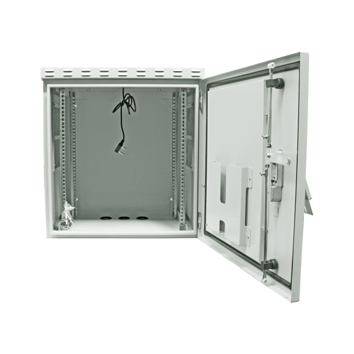 12U 450mm Deep Outdoor Cabinet with 2 fans