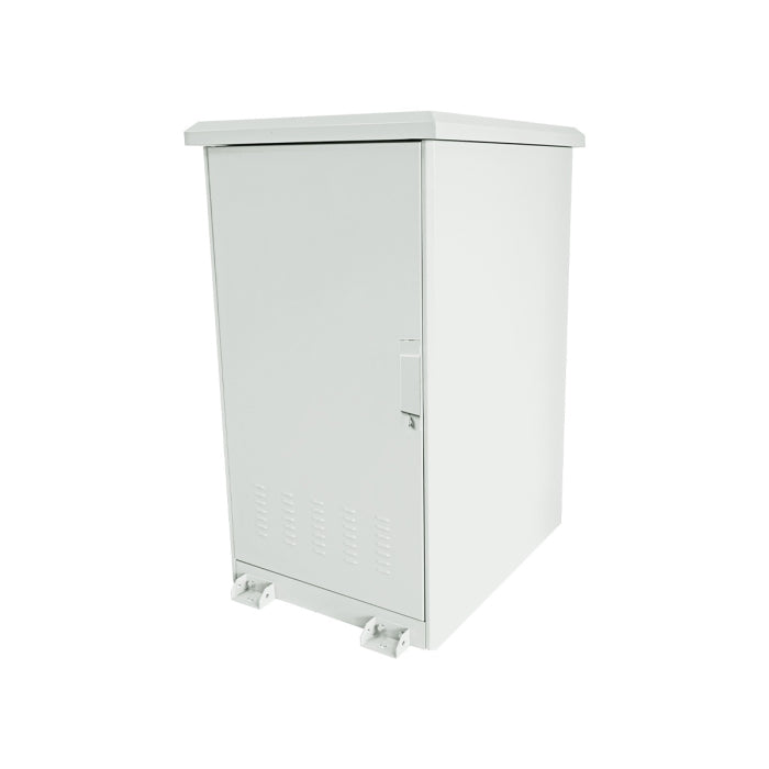 18U 600mm Deep Outdoor Cabinet with 2 fans