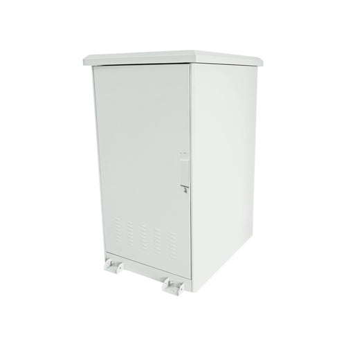 18U 600mm Deep Outdoor Cabinet with 2 fans