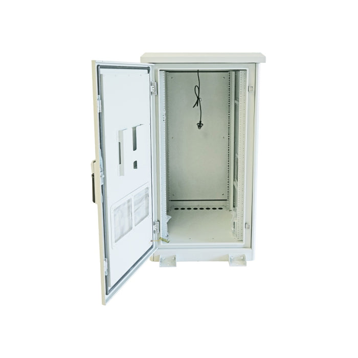 Scoop 25U 800mm Deep Outdoor Cabinet with 4 fans