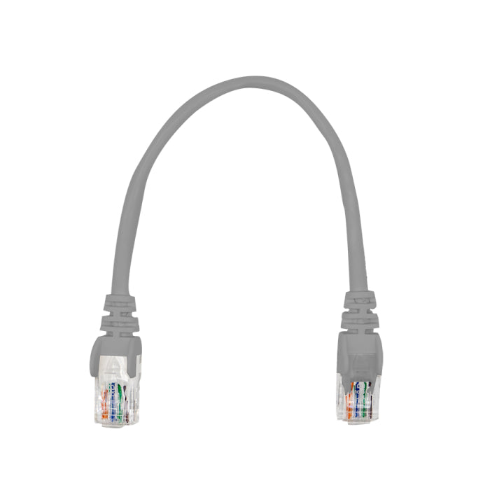 Linkbasic 22cm UTP Cat6 Flylead Grey