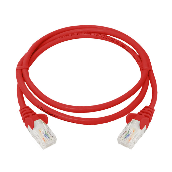 Linkbasic 1 Metre UTP Cat5e Flylead Red