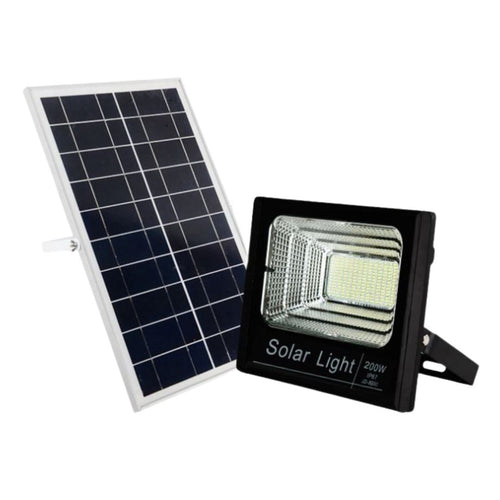 200W LED Solar Flood Light with Remote - Pack of 4